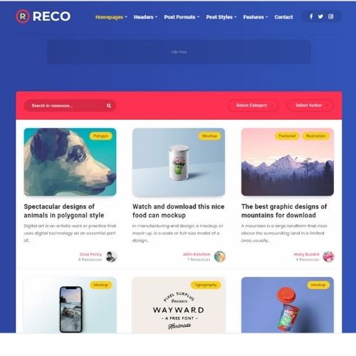Reco-–-Minimal-Theme-for-Freebies Reco – Minimal Theme for Freebies - Image 1