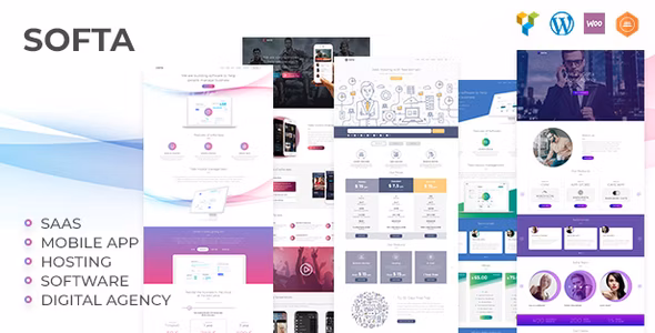Softa Softa - SaaS, Software & WebApp WordPress - Image 1