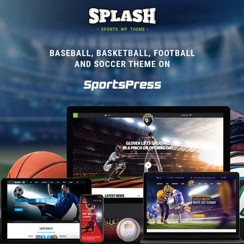 Splash-Sport-WordPress-Sports-Theme-for-Basketball-Football-Soccer-and-Baseball-Clubs Splash Sport – WordPress Sports Theme for Basketball, Football, Soccer and Baseball Clubs - Image 1