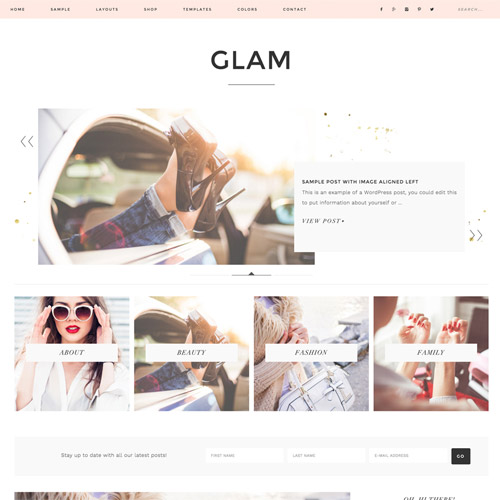 StudioPress-Glam-Pro-Genesis-WordPress-Theme StudioPress Glam Pro Genesis WordPress Theme - Image 1