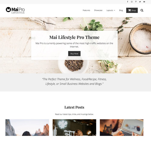 StudioPress-Mai-Lifestyle-Pro-Genesis-WordPress-Theme StudioPress Mai Lifestyle Pro Genesis WordPress Theme - Image 1