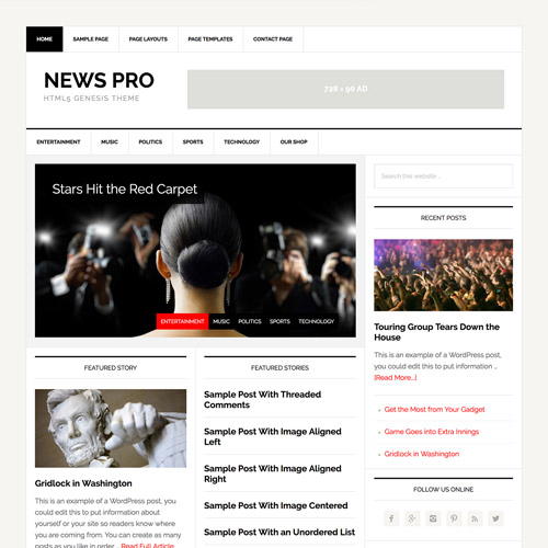 StudioPress-News-Pro-Genesis-WordPress-Theme StudioPress News Pro Genesis WordPress Theme - Image 1