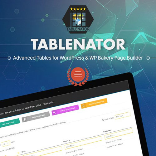 Tablenator-–-Advanced-Tables-for-Visual-Composer Tablenator | Advanced Tables for Visual Composer - Image 1