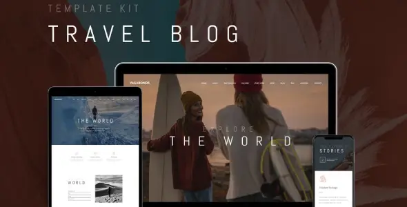 Vagabonds-Travel-Blog-Elementor-Template-Kit Vagabonds – Travel Blog Elementor Template Kit - Image 1