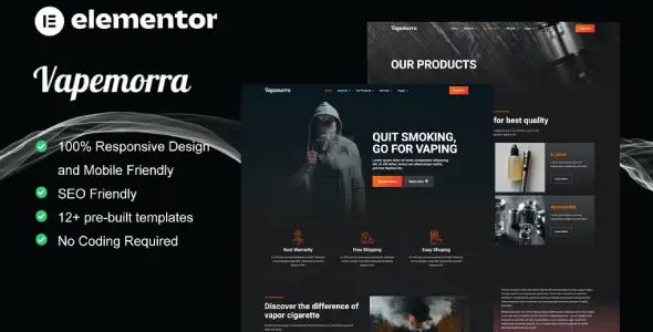 Vapemorra-Vape-Store-Elementor-Template-Kit Vapemorra – Vape Store Elementor Template Kit - Image 1