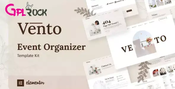 Vento-Event-Organizer-Elementor-Template-Kit Vento – Event Organizer Elementor Template Kit - Image 1