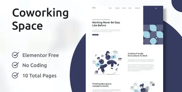 Vinic-Coworking-Space-Elementor-Template-Kit Vinic – Coworking Space Elementor Template Kit - Image 1