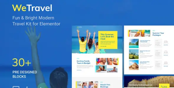 WeTravel-Travel-and-Tourism-Template-Kit WeTravel – Travel and Tourism Template Kit - Image 1