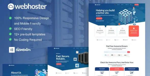 WebHoster-Web-Hosting-Service-Elementor-Template-Kit WebHoster – Web Hosting Service Elementor Template Kit - Image 1