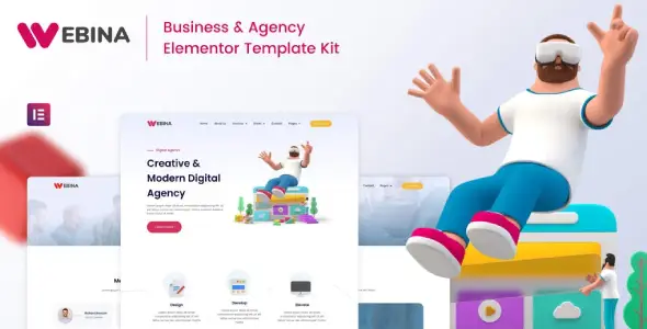 Webina-Business-Agency-Startup-Elementor-Template-Kit Webina – Business Agency & Startup Elementor Template Kit - Image 1
