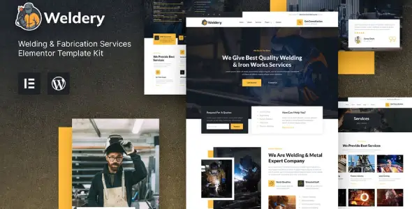 Weldery-–-Welding-Fabrication-Services-Elementor-Template-Kit Weldery – Welding & Fabrication Services Elementor Template Kit - Image 1