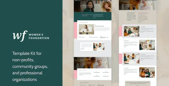 Womens-Foundation-Non-Profit-WordPress-Elementor-Template-Kit Women’s Foundation Non-Profit WordPress Elementor Template Kit - Image 1