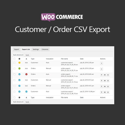 WooCommerce-Customer-Order-CSV-Export WooCommerce Customer / Order / Coupon Export - Image 1