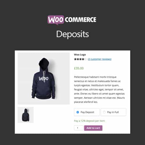 WooCommerce-Deposits WooCommerce Deposits - Image 1