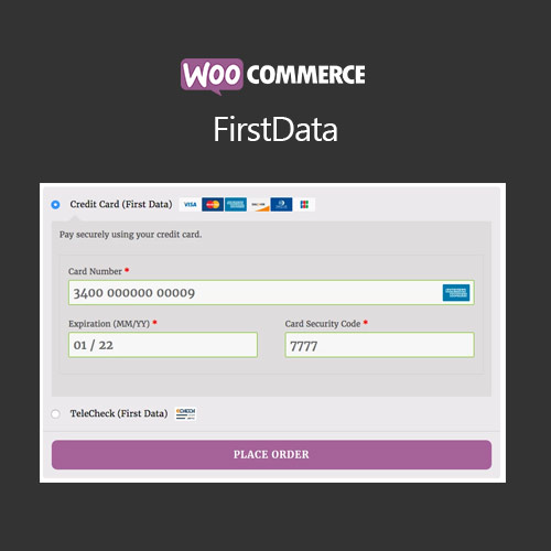 WooCommerce-FirstData WooCommerce FirstData - Image 1