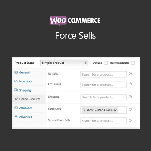 WooCommerce-Force-Sells WooCommerce Force Sells - Image 1