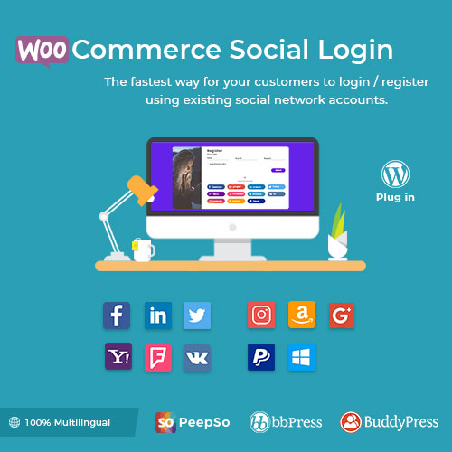 WooCommerce-Social-Login-WordPress-Plugin WooCommerce Social Login – WordPress Plugin - Image 1
