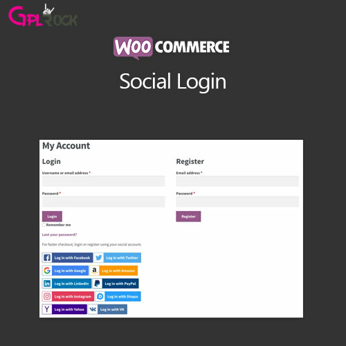 WooCommerce-Social-Login WooCommerce Social Login - Image 1