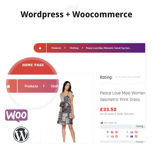 Wordpress-WooCommerce-Custom-Breadcrumbs-Plugin WordPress / WooCommerce Custom Breadcrumbs Plugin - Image 1