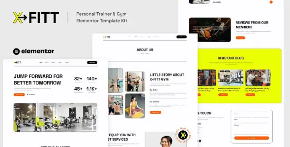 X-Fitt-Personal-Trainer-Gym-Elementor-Template-Kit X-Fitt – Personal Trainer & Gym Elementor Template Kit - Image 1