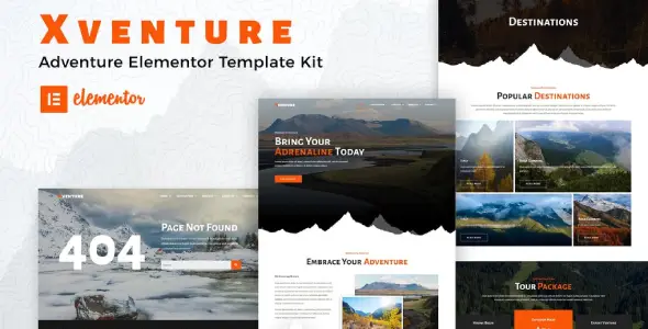 Xventure-Travel-Elementor-Template-Kit Xventure – Travel Elementor Template Kit - Image 1