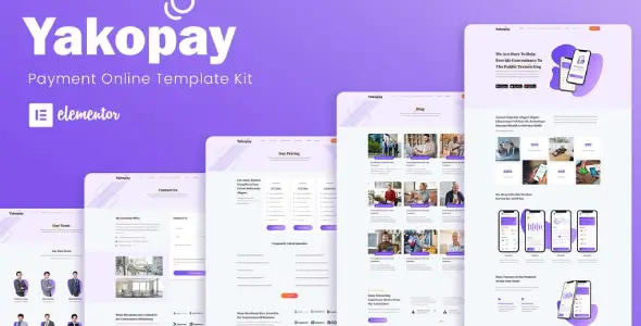Yakopay-Online-Payment-App-Elementor-Template-Kit Yakopay – Online Payment App Elementor Template Kit - Image 1
