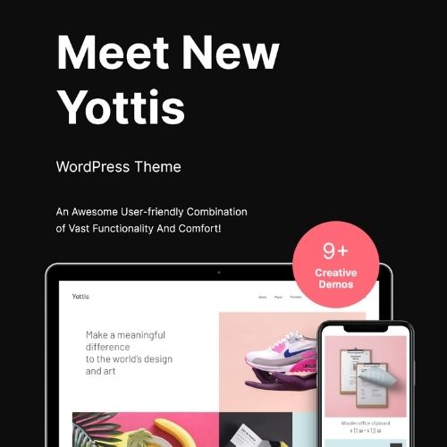 Yottis-Personal-Creative-Portfolio-WordPress-Theme-Stor Yottis | Personal Creative Portfolio WordPress Theme + Store - Image 1
