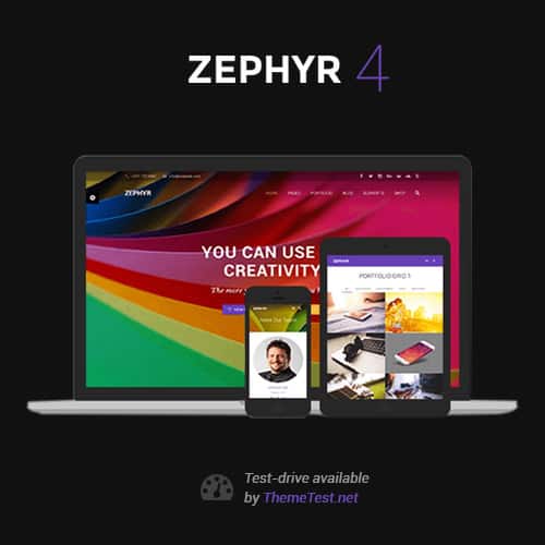 Zephyr-Material-Design-Theme Zephyr Material Design Theme - Image 1