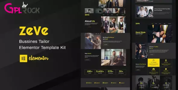 Zeve-Tailor-Service-Elementor-Template-Kit Zeve – Tailor Service Elementor Template Kit - Image 1