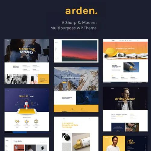 Arden – A Sharp & Modern Multipurpose WordPress Theme Gplspot Gpl Spot