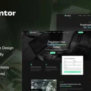 Webiso – Dark Digital Agency Elementor Template Kit