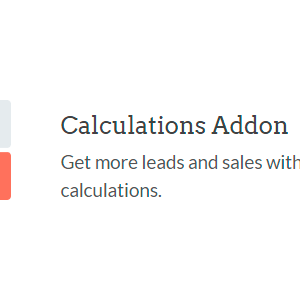 WPForms – Calculations Addon