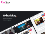 AhaMag | Modern Magazine HTML Template