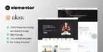 Aksa – Yoga Teacher & Studio Elementor Template Kit
