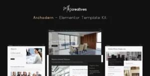 Archodern – Interior & Architecture Elementor Template Kit