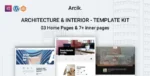 Arcik – Architecture & Interior Elementor Template Kit