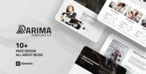 Arima – Musical Symphony Elementor Template Kit