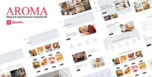 Aroma – Bakery & Cake Elementor Template Kit