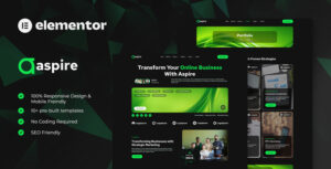 Aspire – SEO & Digital Marketing Elementor Template Kit