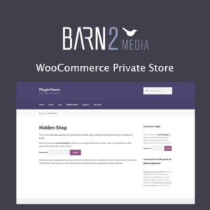 Barn2Media WooCommerce Private Store
