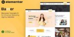Bazzer – Influencer Marketing Agency Elementor Template Kit