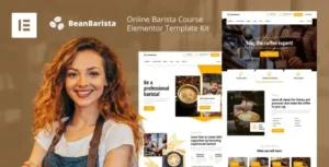 Bean Barista – Online Barista Course Elementor Template Kit