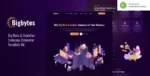 Bigbytes – Big Data & Analytics Company Elementor Template Kit
