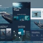 BlueHope – Whale & Marine Conservation Elementor Template Kit