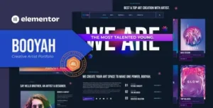 Booyah – Creative Artist Portfolio Elementor Template Kit