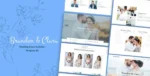 Brandon & Clara – Wedding Event Invitation Elementor Template Kit