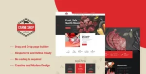 Carne – Meat Shop Elementor Template Kit