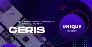Ceris – Blog & Magazine Elementor Template Kit