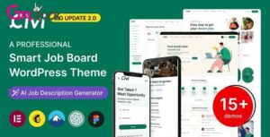 Civi – Job Board WordPress Theme