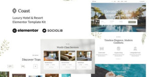 Coast – Luxury Hotel & Resort Elementor Template Kit